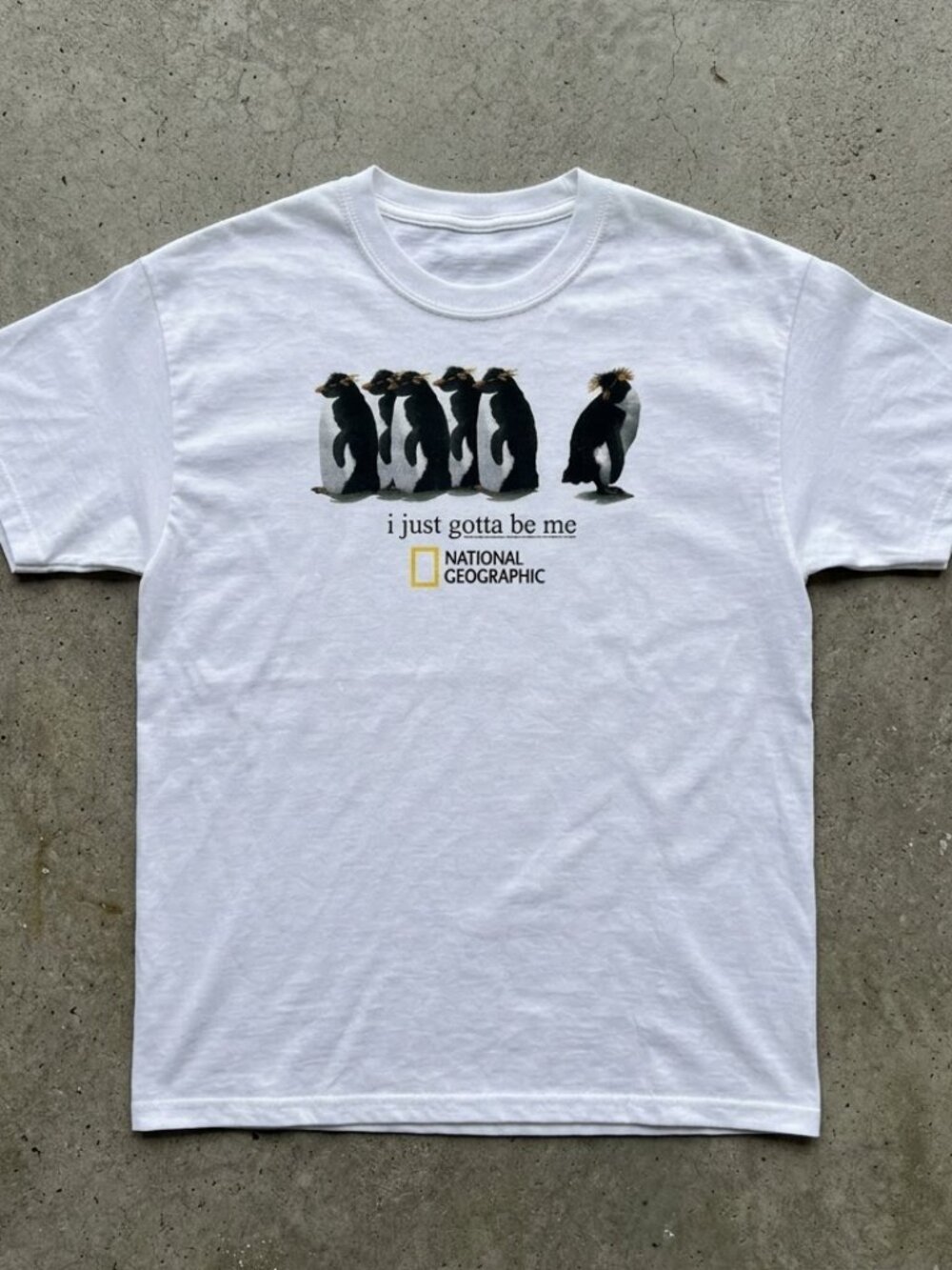 National Geographic I Just Gotta Be Me Penguins Unisex TShirt